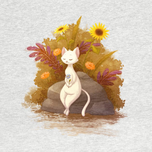 Flower Cat by ChelseaKenna